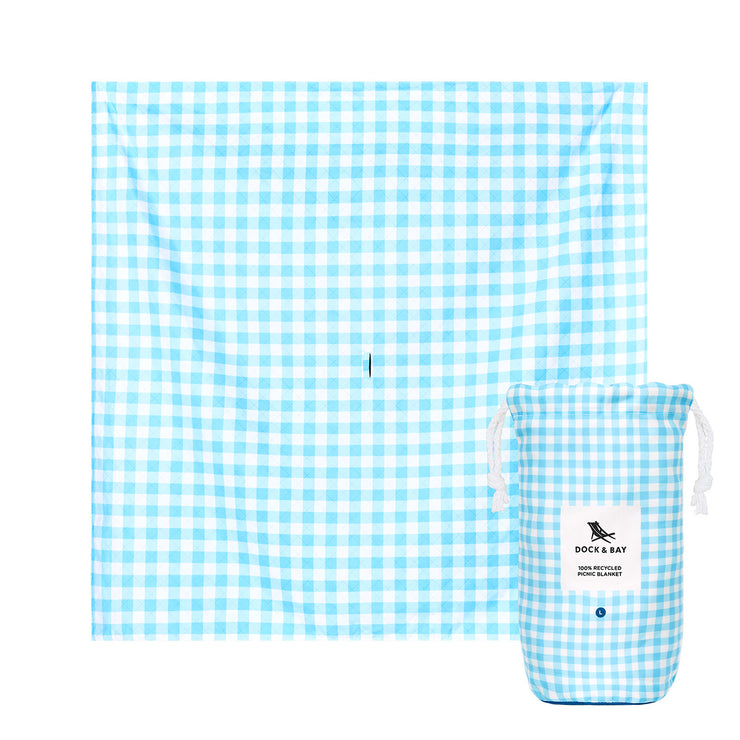 dock and bay picnic blanket