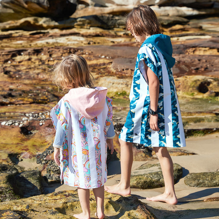 dock and bay poncho kids