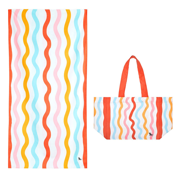 Dock & Bay Everyday Tote Bag - Compact & Foldable Beach Bag, Made from 100% Recycled