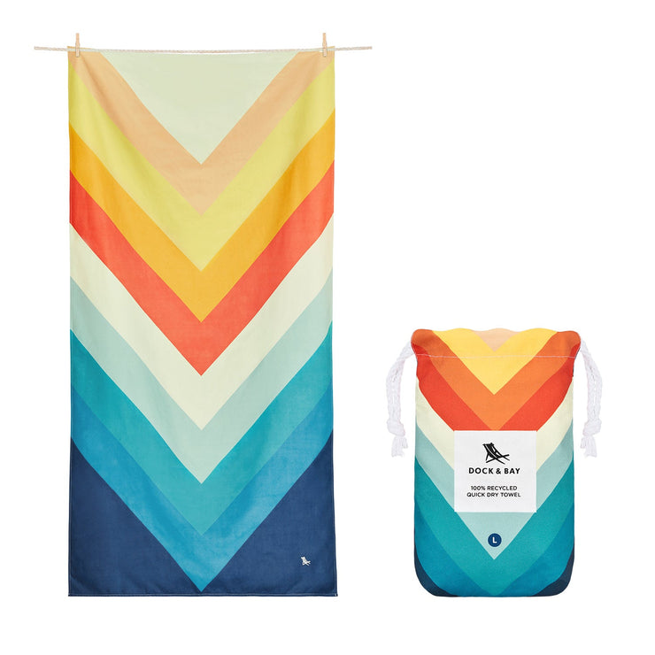 Dock & Bay Quick Dry Towels - Chevron Chic