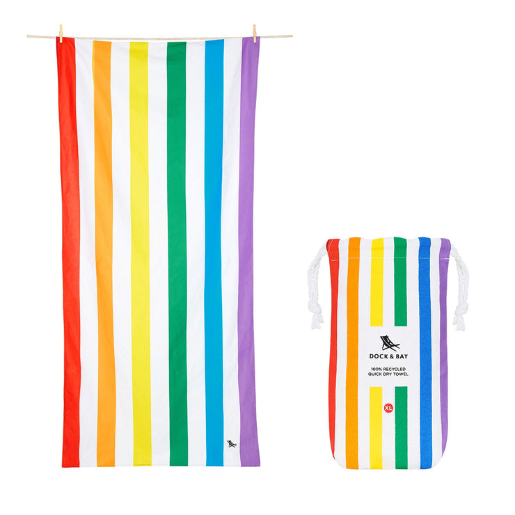 Dock & Bay Quick Dry Towels - Rainbow Skies