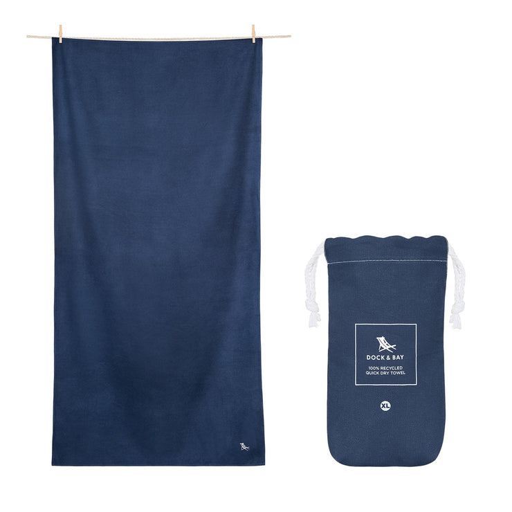 Dock & Bay Quick Dry Towels - Deep Sea Navy